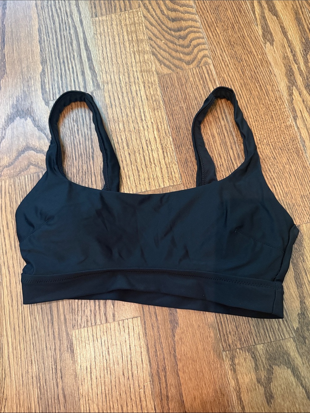 Aerie small black scoop bikini top